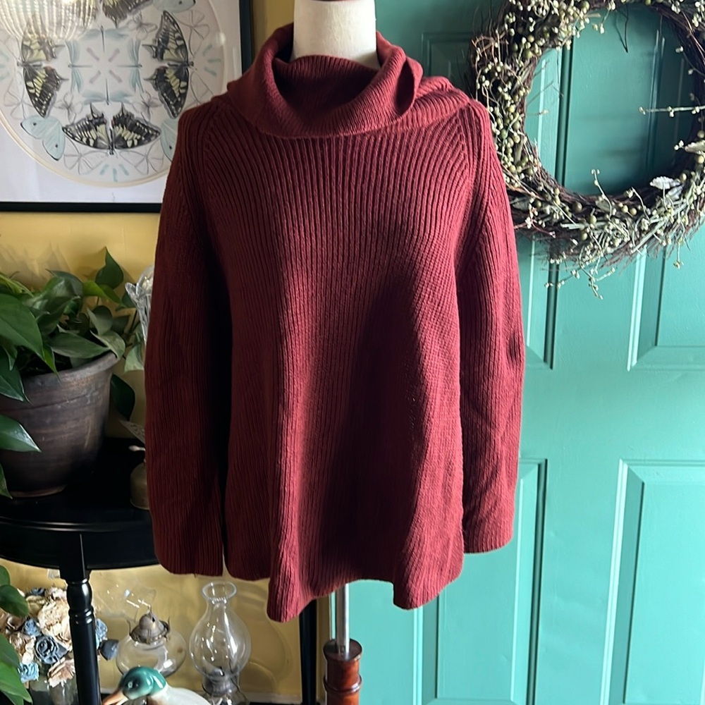Rust Sweater Cape